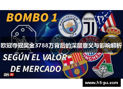 欧冠夺冠奖金3788万背后的深层意义与影响解析